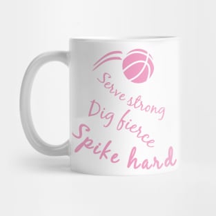 Volleyball Player Designer Shirt Mug